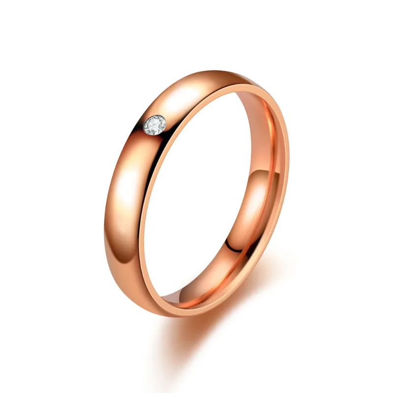 beveled edge matte wedding ring