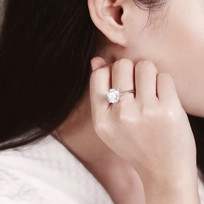 moissanite ring