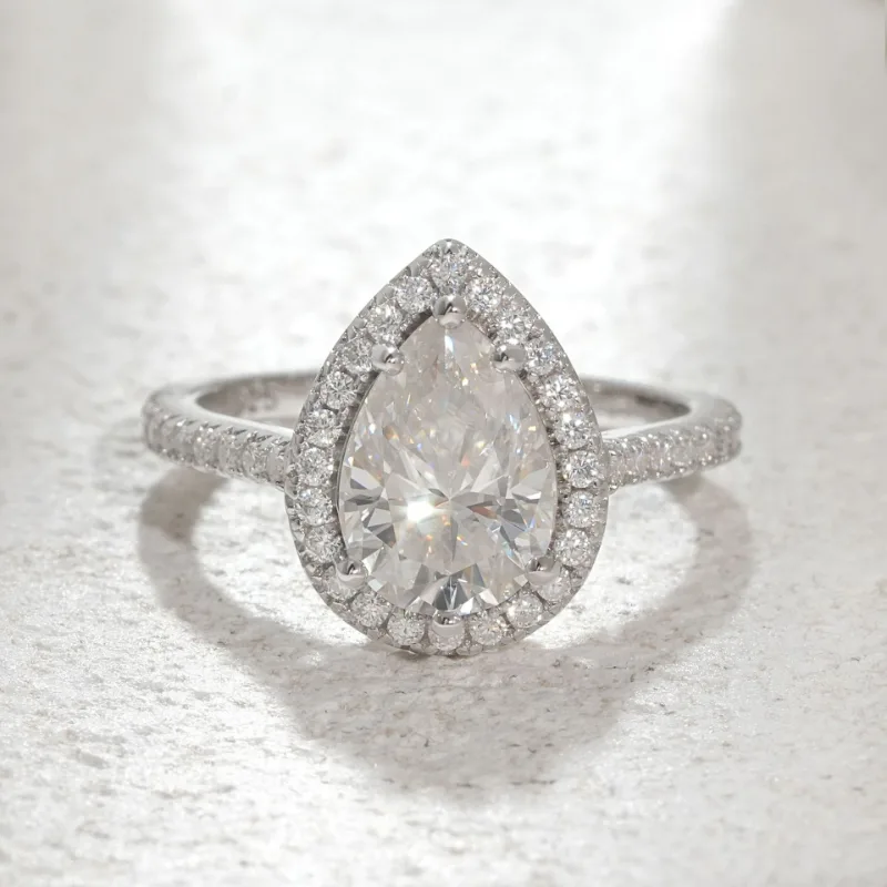 moissanite ring