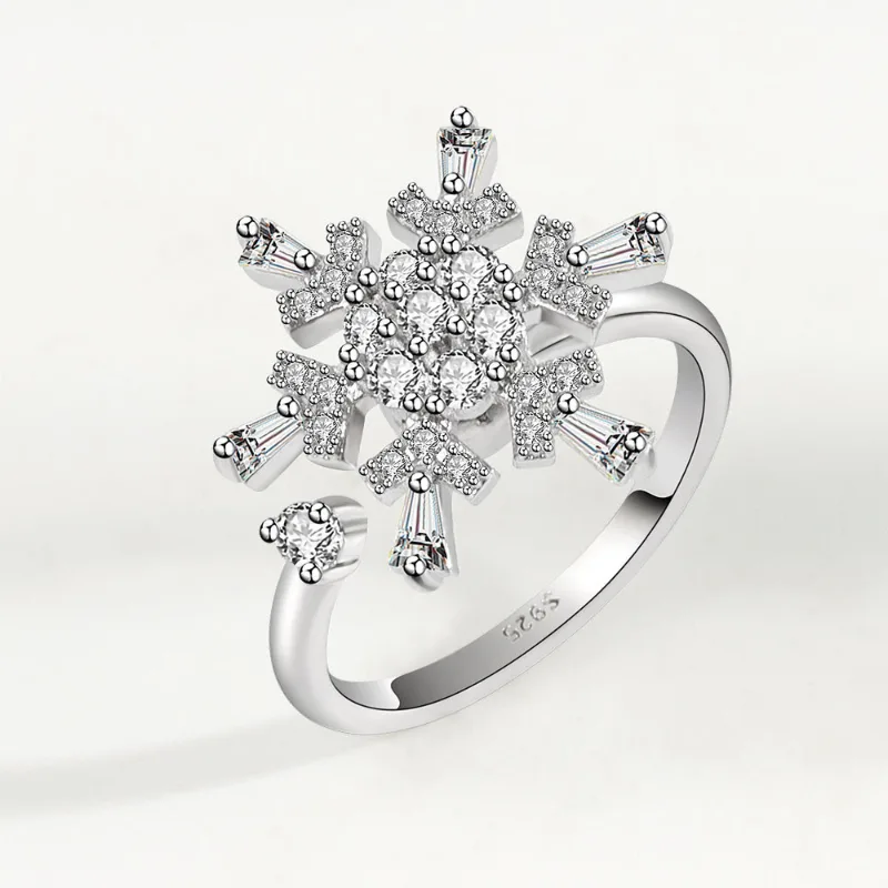 snowflake engagement ring