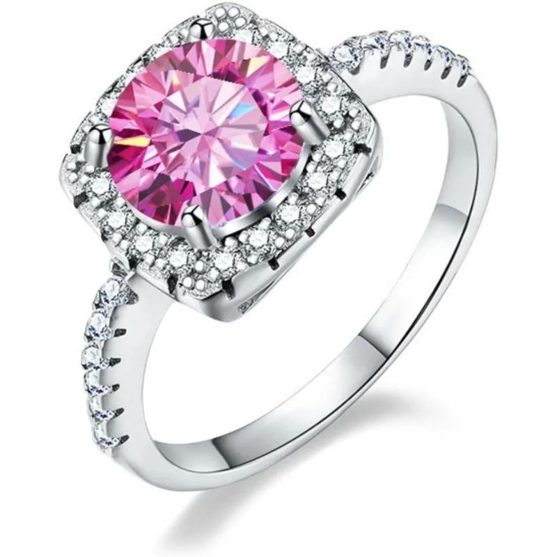 2 Carat Moissanite Rings