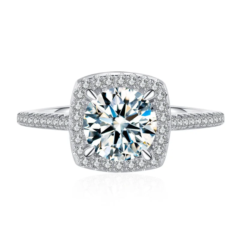 2 Carat Moissanite Rings