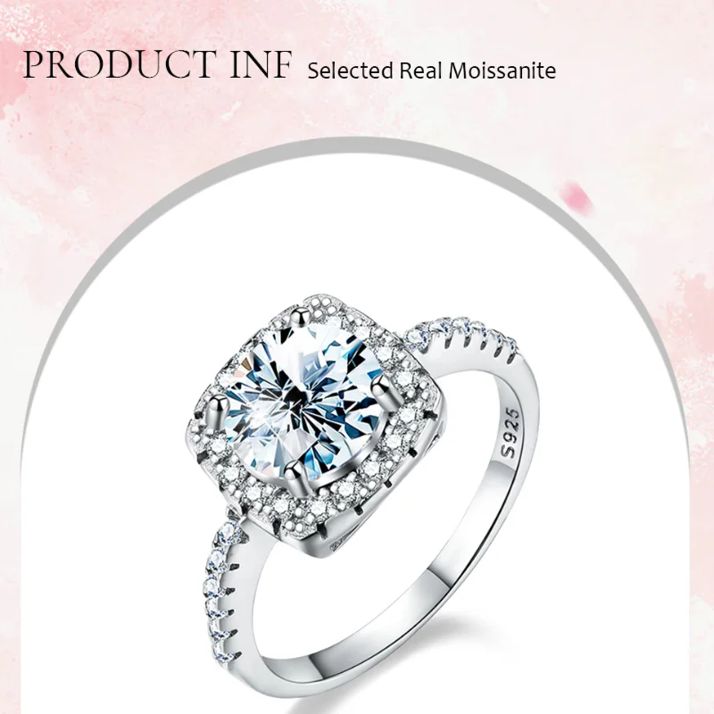 flawless moissanite rings