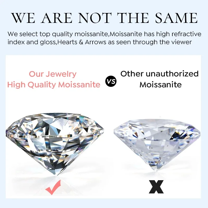 flawless moissanite rings