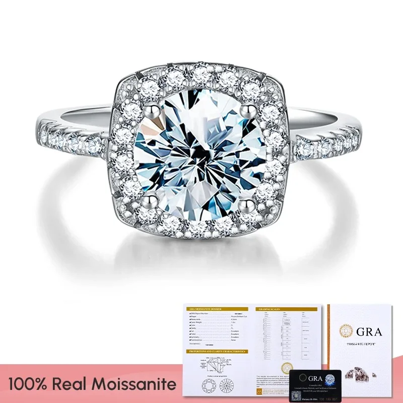 flawless moissanite rings