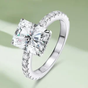 moissanite wedding rings