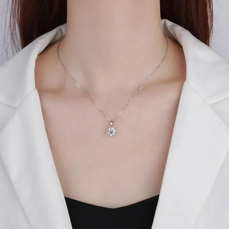 Custom Moissanite Pendants