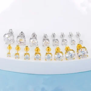 Moissanite Studs Earrings