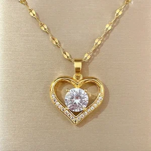 Heart Pendant Gold Necklaces