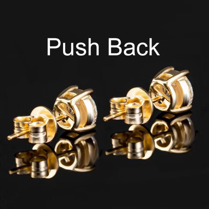 zircon stud earrings